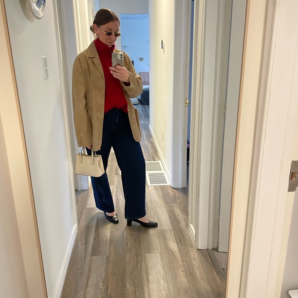 Massimo Tan Suede Women's Blazer - Picture 10 of 10